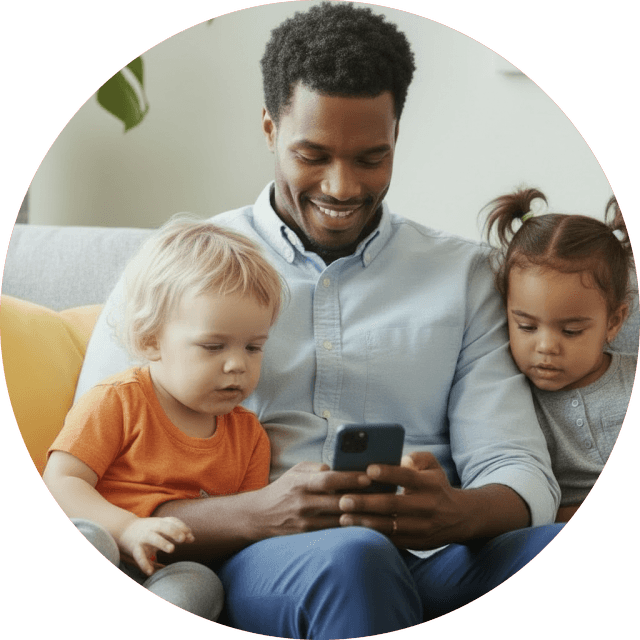 Caregiver using secure messaging